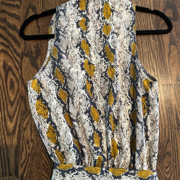 Evereve Peyton Jensen Lisa Snakeskin Jumpsuit. Never Worn Tags Attached - Picture 5 of 8